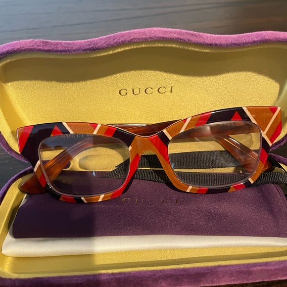 GUCCI Multi-Color Glasses w/Case - Picture 1 of 11